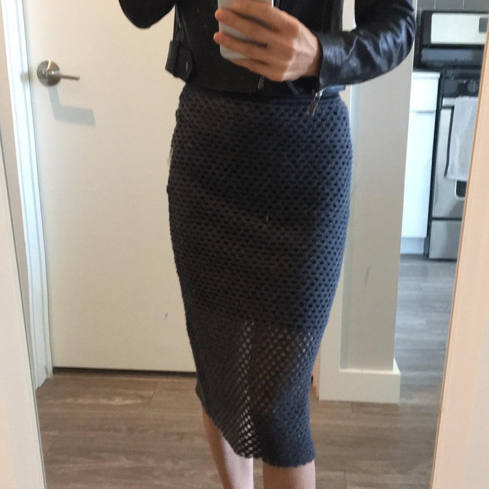 Calvin Rucker Wool Net Skirt - 2 Piece